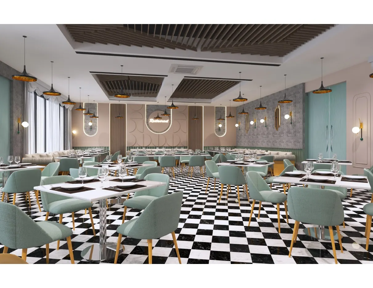 Jagatpura Restaurant — air-conditioned dining hall interior